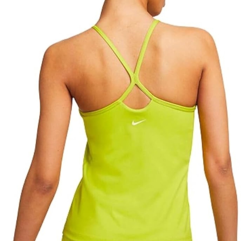 NWT Nike Indy Bra Tank Bright Cactus size Small